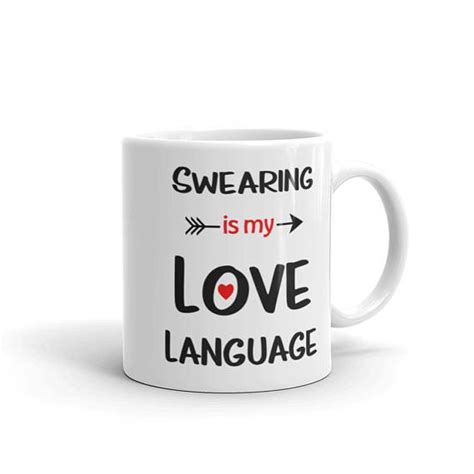 Cursing language coffee mug